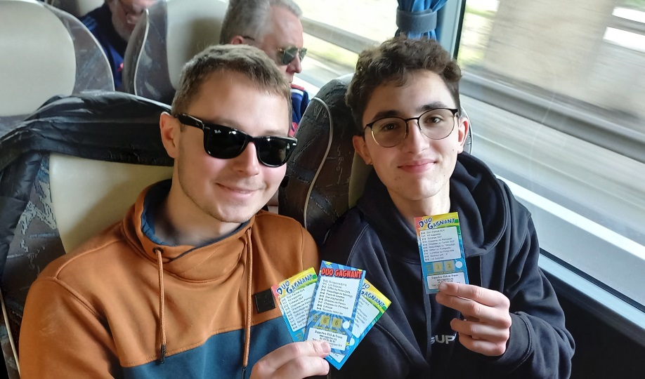 jeu grattage Bus France Ecosse