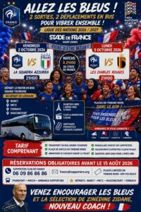Ligue des Nations 2026 : le Supporters Club de France organise deux déplacements exceptionnels au Stade de France !
