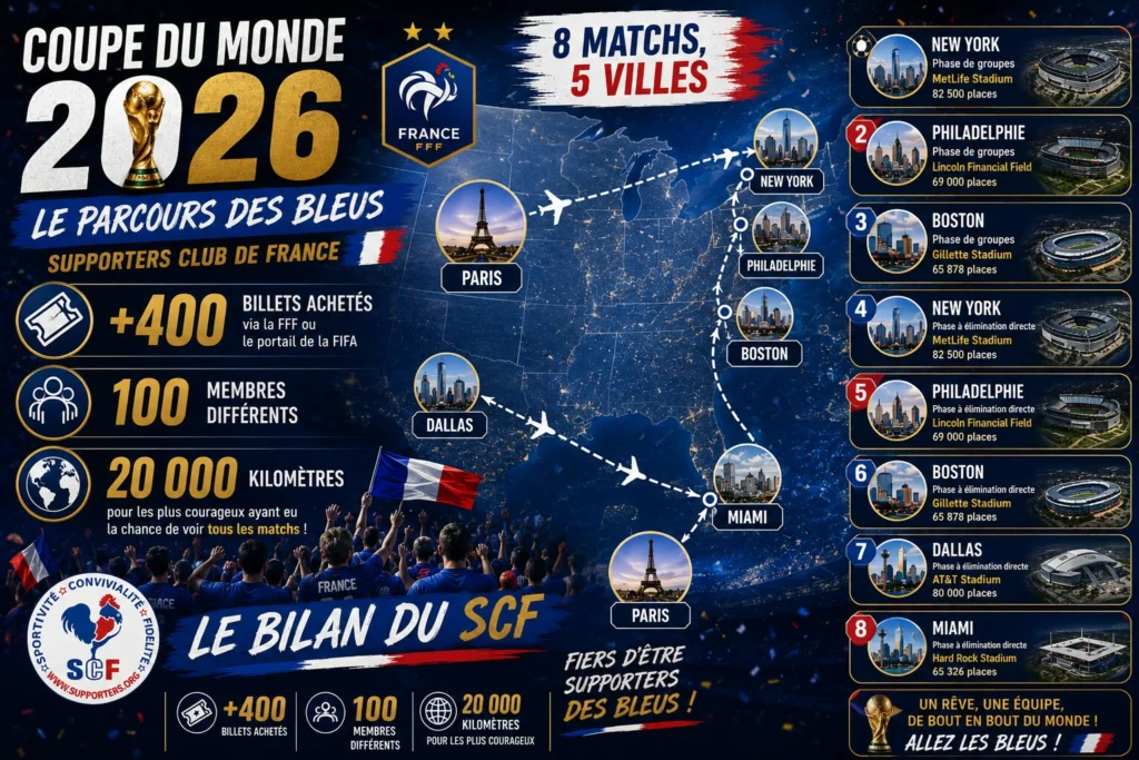 Le bilan chiffré du SCF à la Coupe du Monde 2026